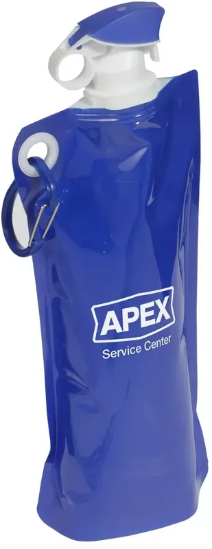 Custom Flip Top Water Bottle - 27oz with Carabiner — view 6
