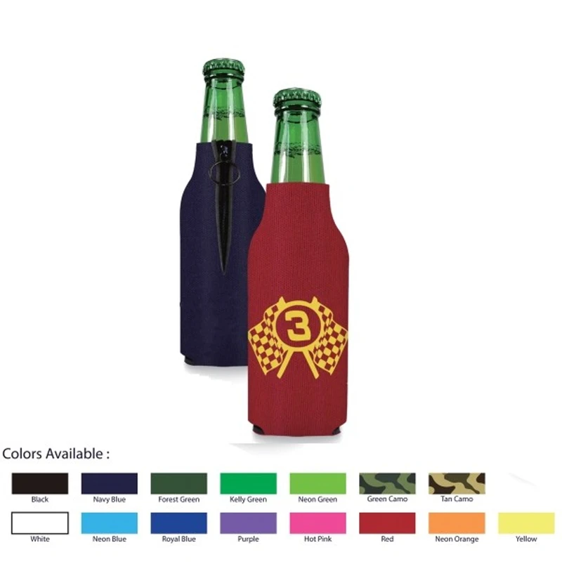 Foam Zipper Bottle Cooler