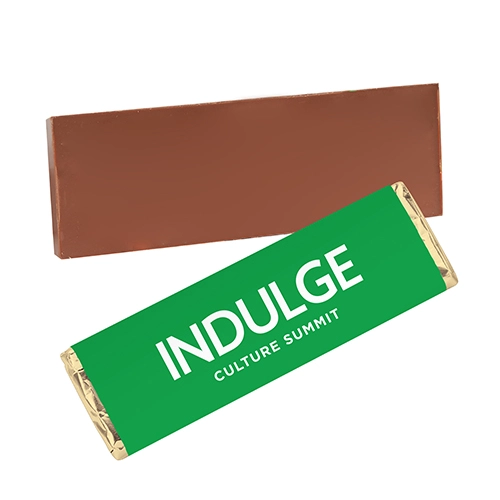 Foil-Wrapped 2.25 oz Belgian Chocolate Bar