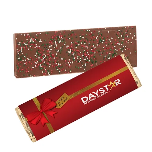 Foil-Wrapped 2.25 oz Belgian Chocolate Bar — view 15