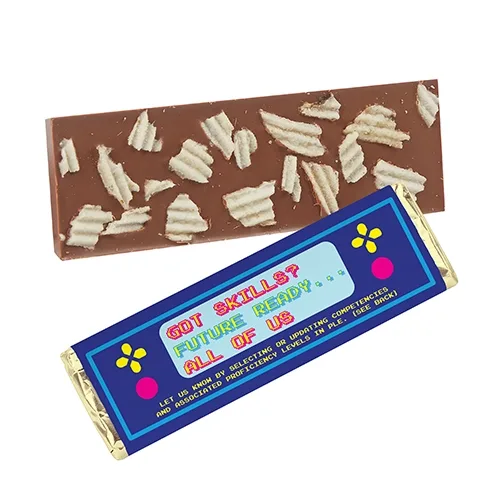 Foil-Wrapped 2.25 oz Belgian Chocolate Bar — view 21