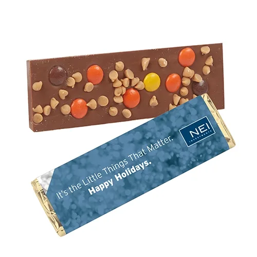 Foil-Wrapped 2.25 oz Belgian Chocolate Bar — view 23