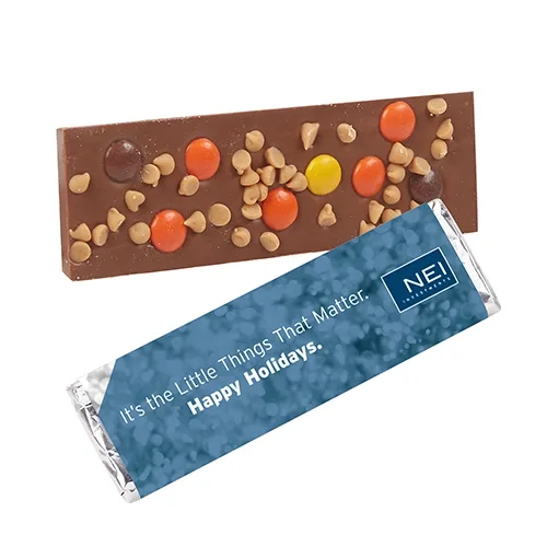 Foil-Wrapped 2.25 oz Belgian Chocolate Bar — view 24