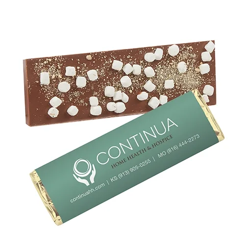 Foil-Wrapped 2.25 oz Belgian Chocolate Bar — view 25