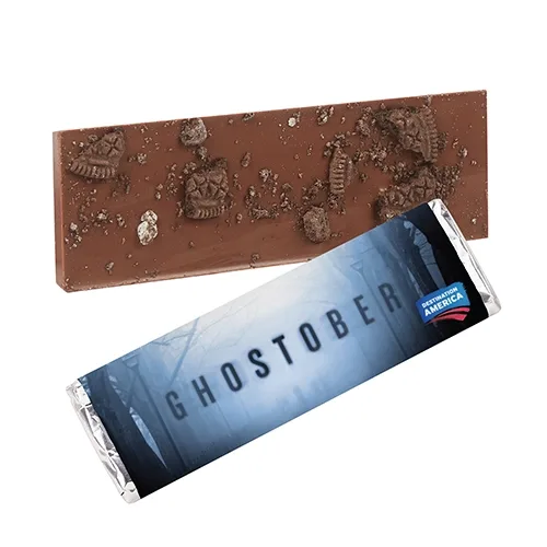 Foil-Wrapped 2.25 oz Belgian Chocolate Bar — view 6