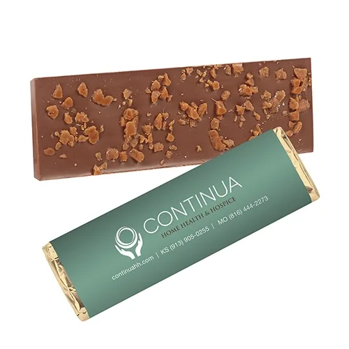 Foil-Wrapped 2.25 oz Belgian Chocolate Bar — view 7
