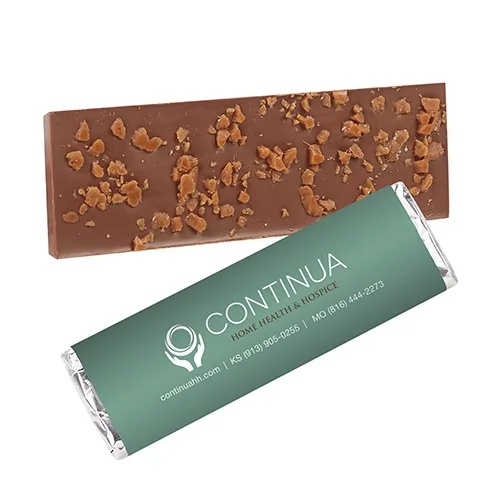 Foil-Wrapped 2.25 oz Belgian Chocolate Bar — view 8