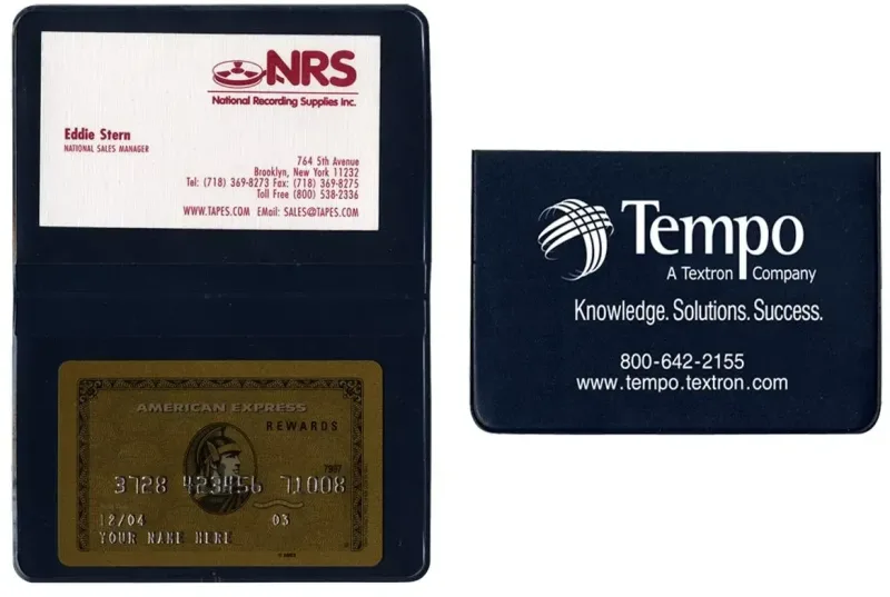 Personalized Fold Over Card Case — view 10
