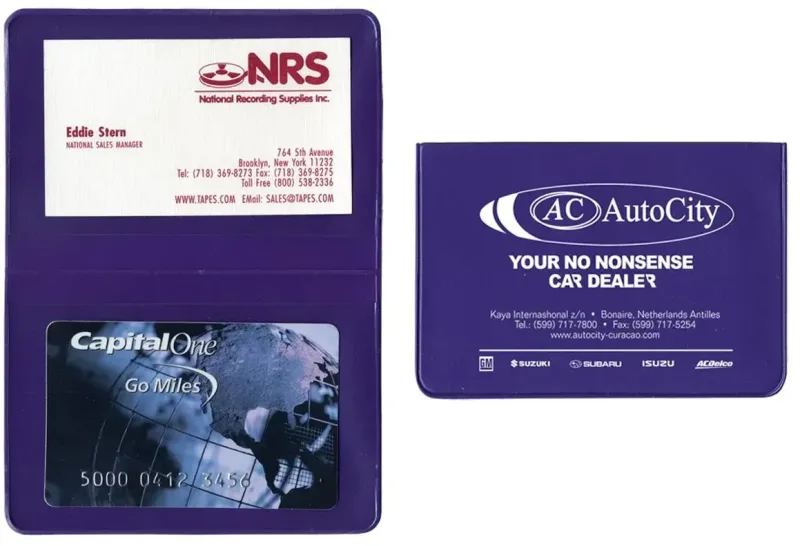 Personalized Fold Over Card Case — view 12