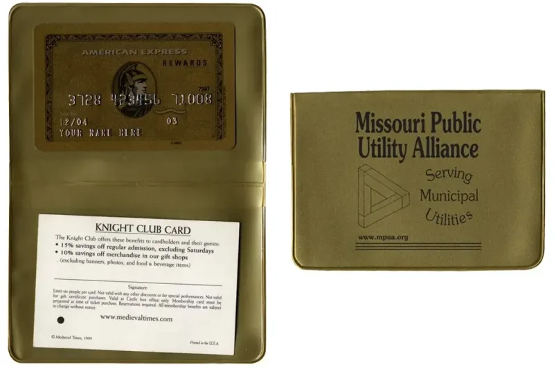 Personalized Fold Over Card Case — view 14