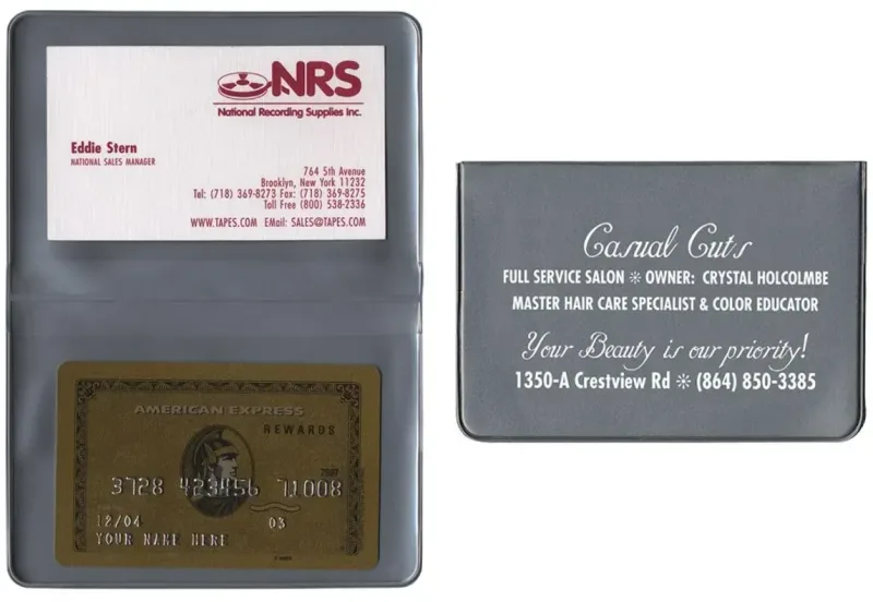 Personalized Fold Over Card Case — view 15