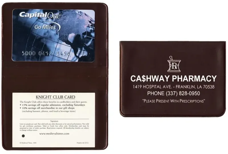 Personalized Fold Over Card Case — view 4