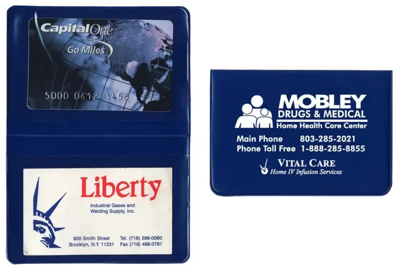 Personalized Fold Over Card Case — view 5