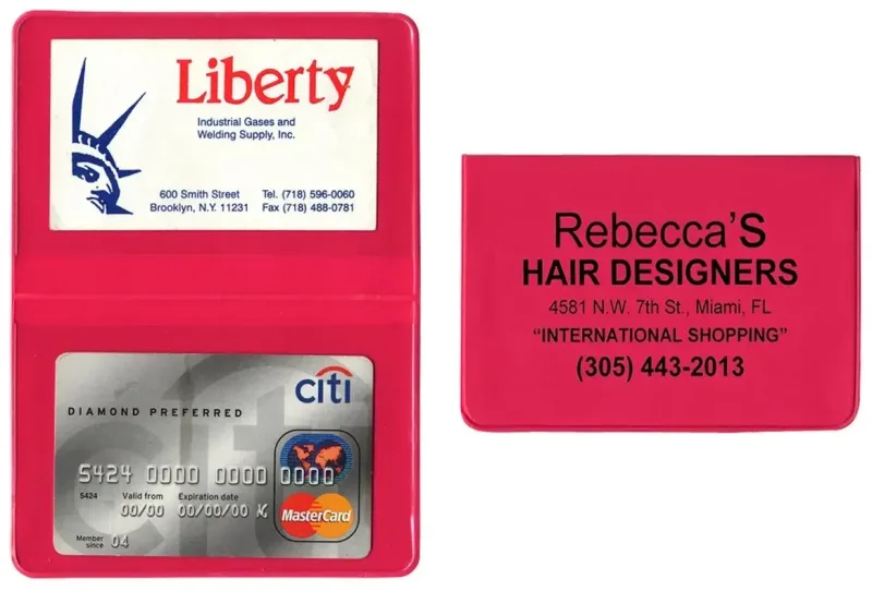 Personalized Fold Over Card Case — view 6