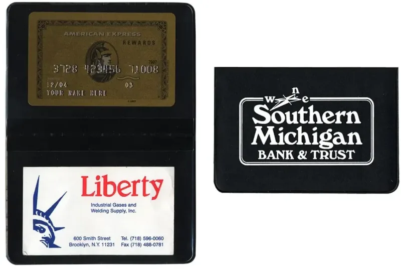 Personalized Fold Over Card Case — view 7