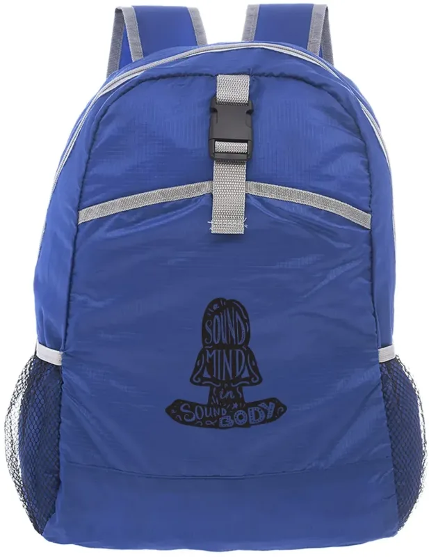 Custom Foldable Backpack (1 Color) — view 2