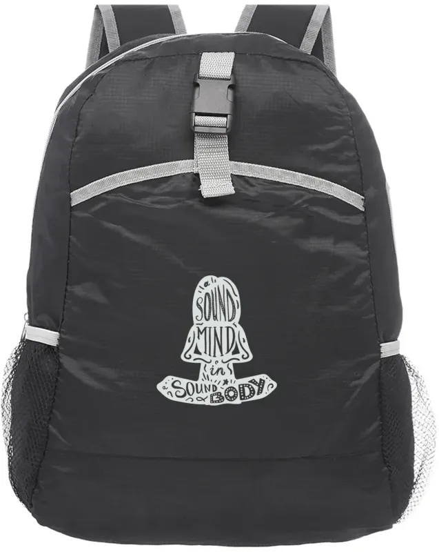 Custom Foldable Backpack (1 Color) — view 3