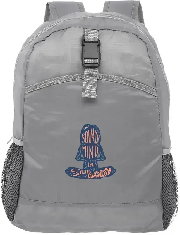 Custom Foldable Backpack - 2-Pack (2 Color)