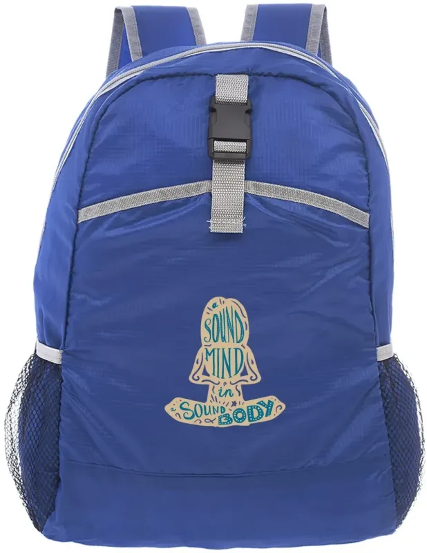 Custom Foldable Backpack - 2-Pack (2 Color) — view 2