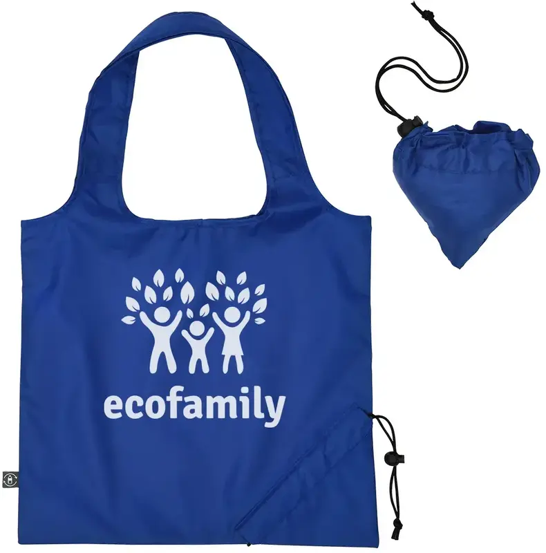 Foldaway Tote Bag With 100% RPET Material