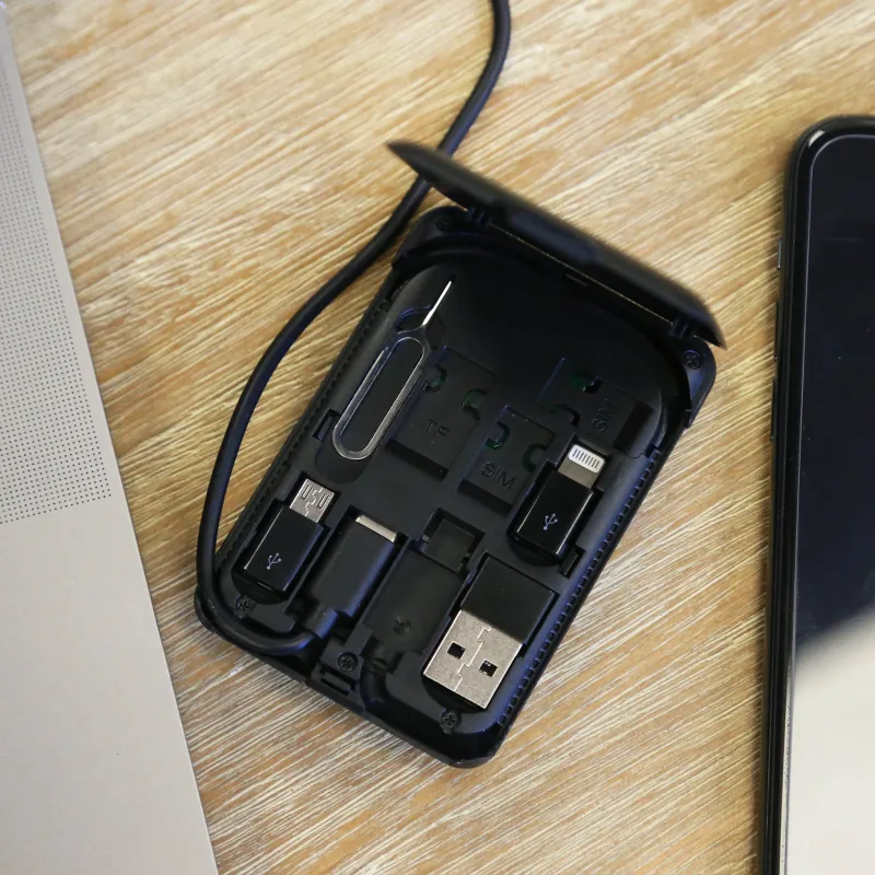 Folding 15W Wireless Charger Built-in Charging Cable — view 3