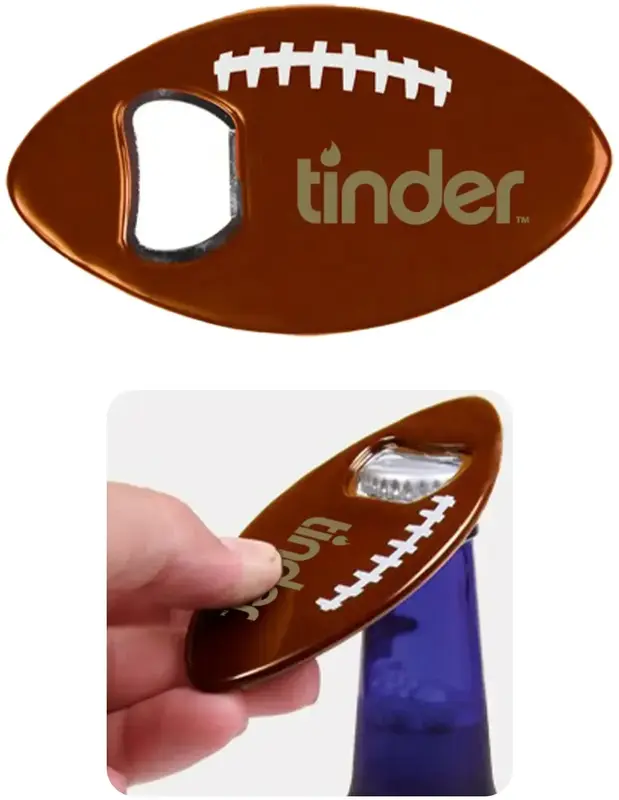 Personalized Football Bottle Opener