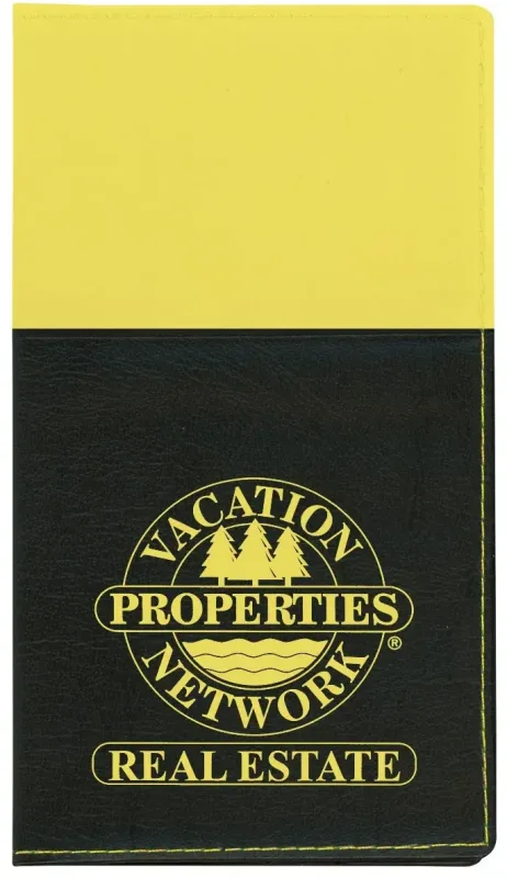 Custom logo-branded Two-Tone Vinyl Soft Cover Monthly Planner — view 4