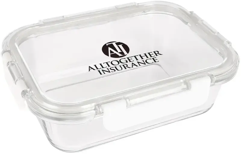 Fresh Prep Square Glass Food Container