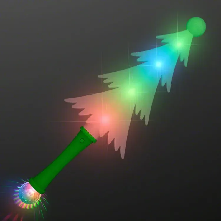 Frosty Christmas Tree Light Up Wand 14.75" — view 3