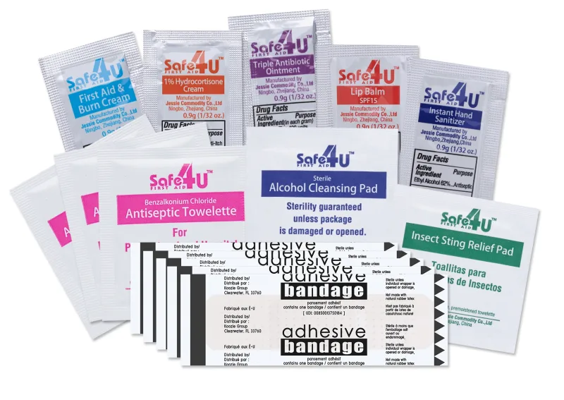 Frosty Stripe Deluxe First Aid Kit - 15 Piece — view 2