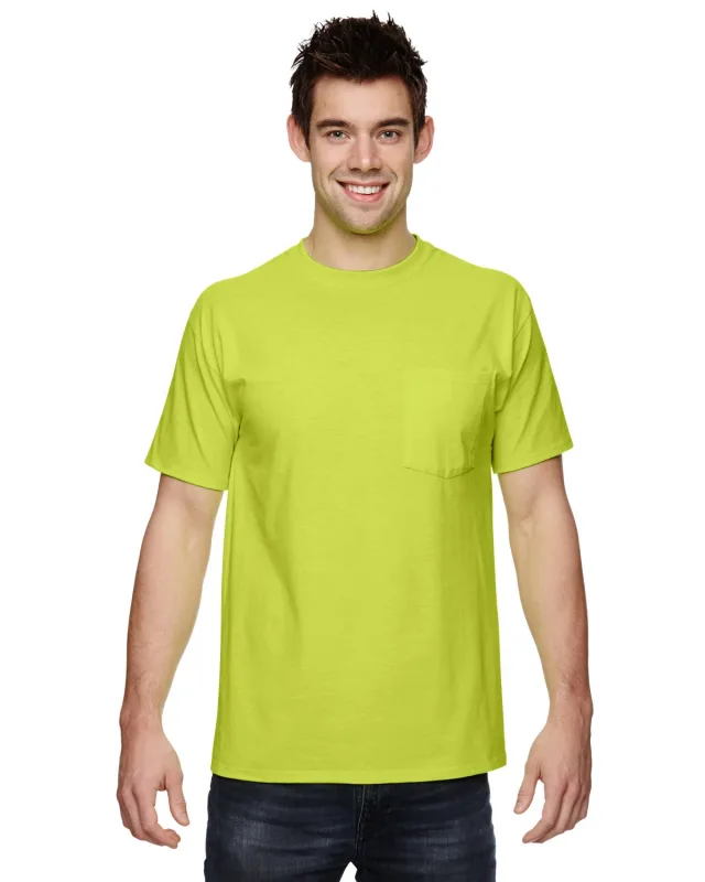 Fruit of the Loom Adult HD Cotton Pocket T-Shirt — view 11