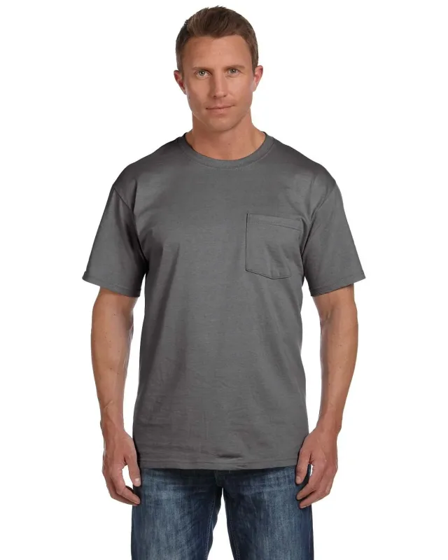 Fruit of the Loom Adult HD Cotton Pocket T-Shirt — view 14