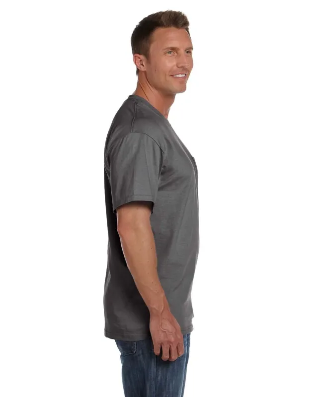 Fruit of the Loom Adult HD Cotton Pocket T-Shirt — view 15