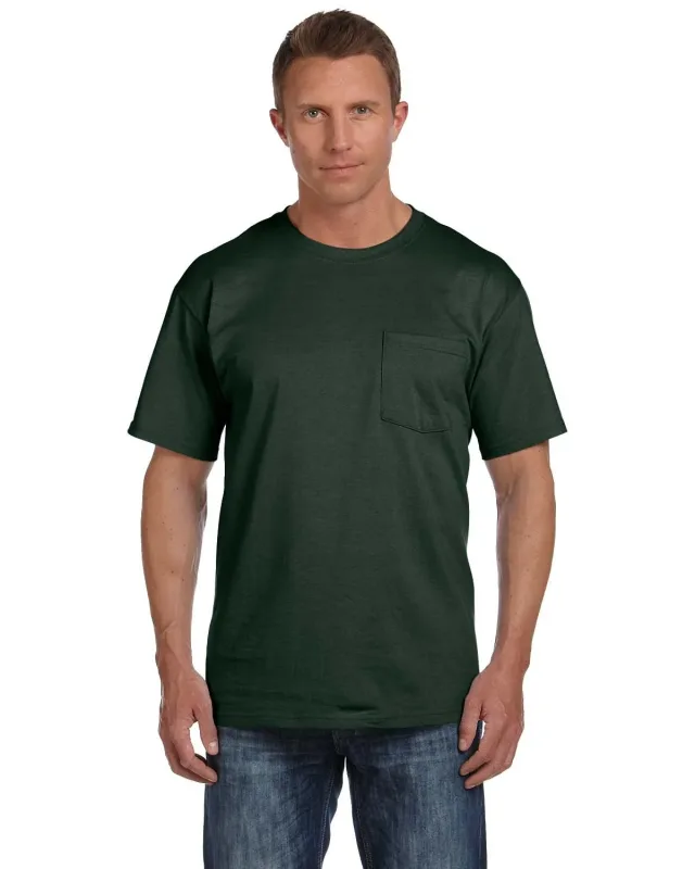 Fruit of the Loom Adult HD Cotton Pocket T-Shirt — view 17