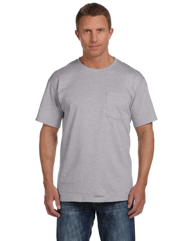 Fruit of the Loom Adult HD Cotton Pocket T-Shirt — view 20