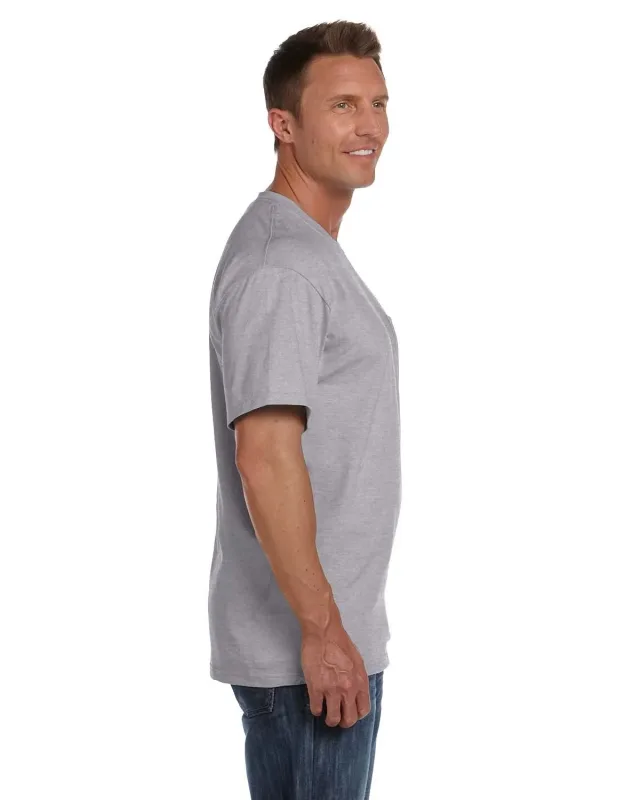 Fruit of the Loom Adult HD Cotton Pocket T-Shirt — view 21