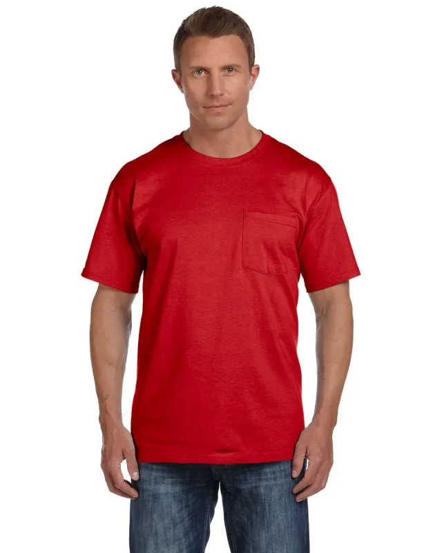 Fruit of the Loom Adult HD Cotton Pocket T-Shirt — view 23