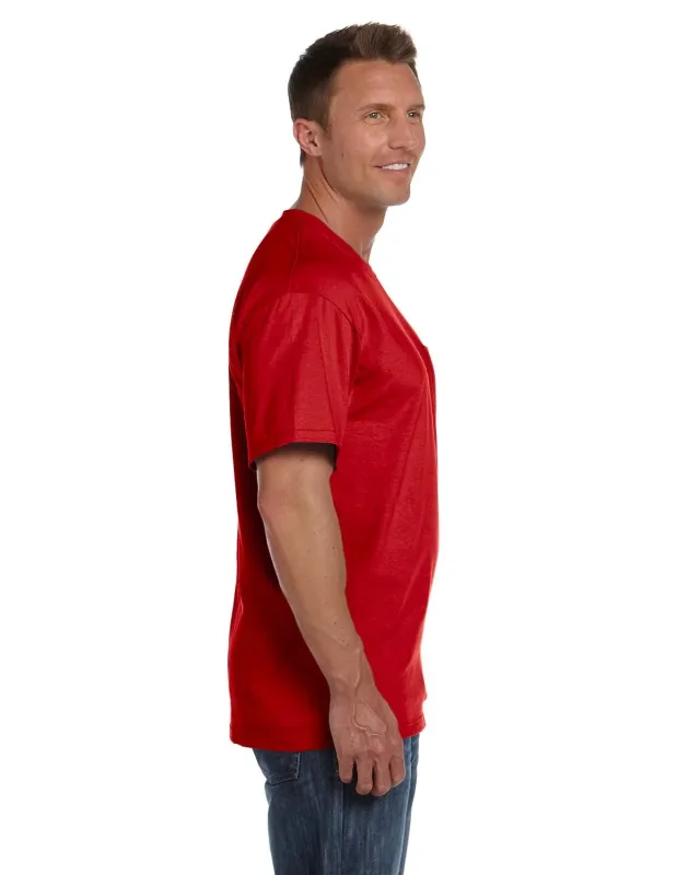 Fruit of the Loom Adult HD Cotton Pocket T-Shirt — view 24
