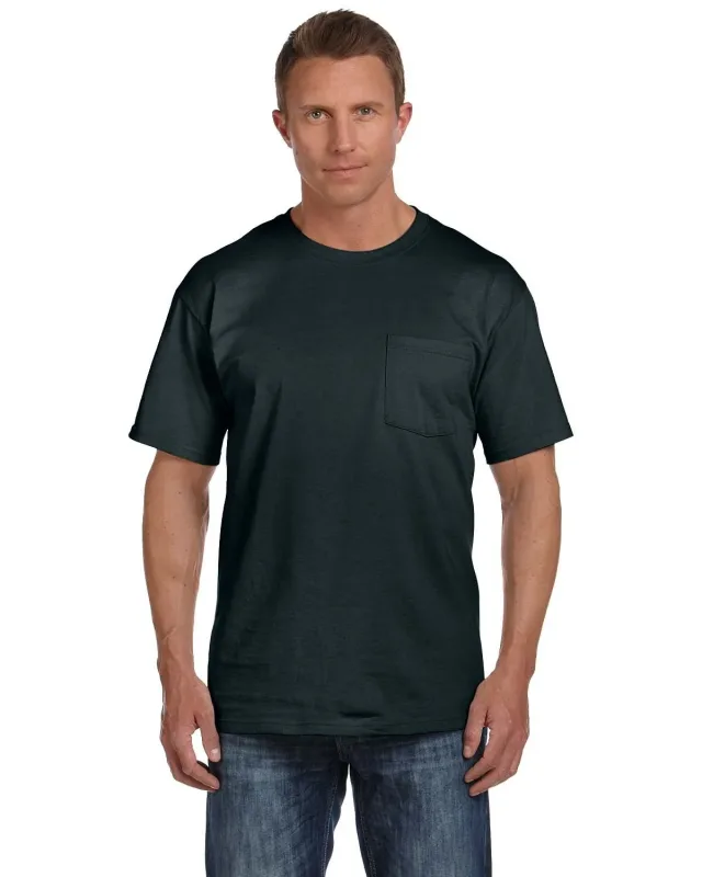Fruit of the Loom Adult HD Cotton Pocket T-Shirt — view 26