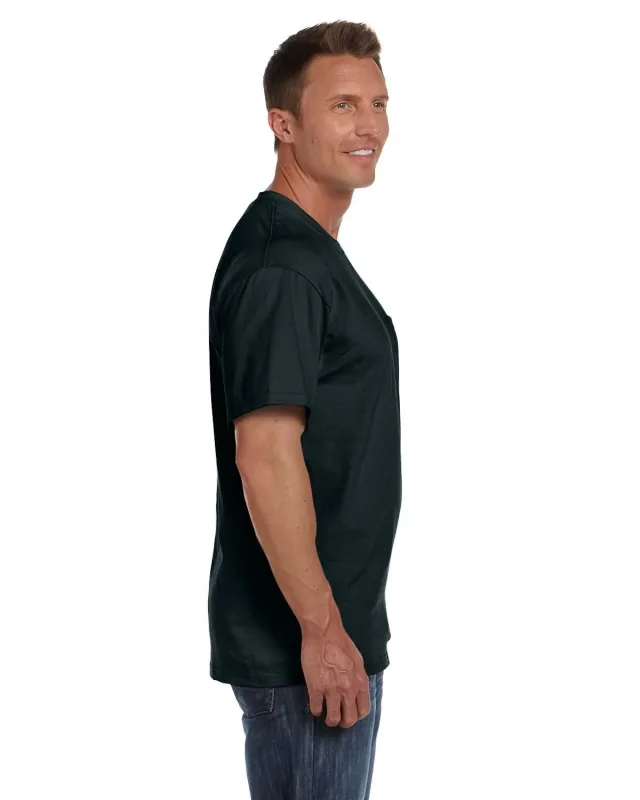 Fruit of the Loom Adult HD Cotton Pocket T-Shirt — view 27
