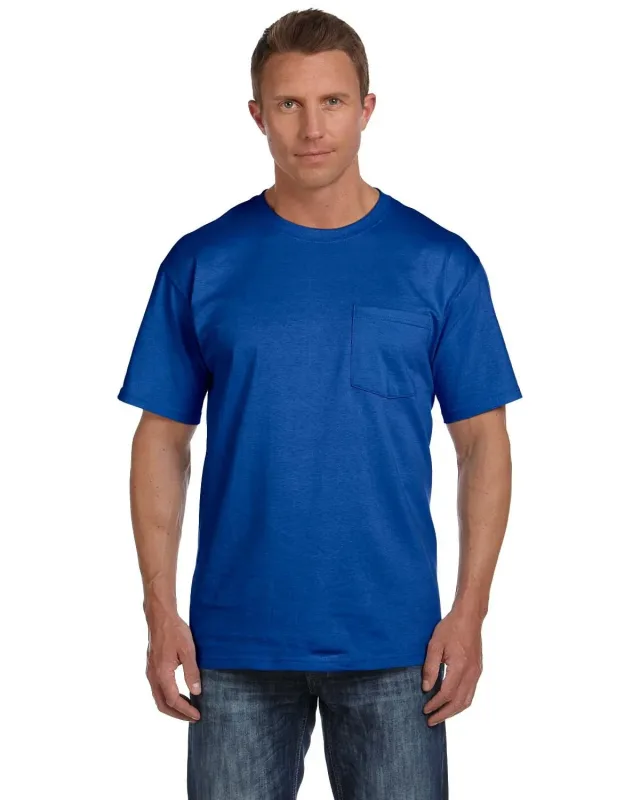 Fruit of the Loom Adult HD Cotton Pocket T-Shirt — view 29