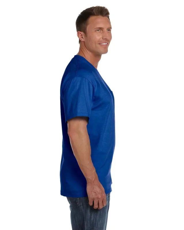 Fruit of the Loom Adult HD Cotton Pocket T-Shirt — view 30