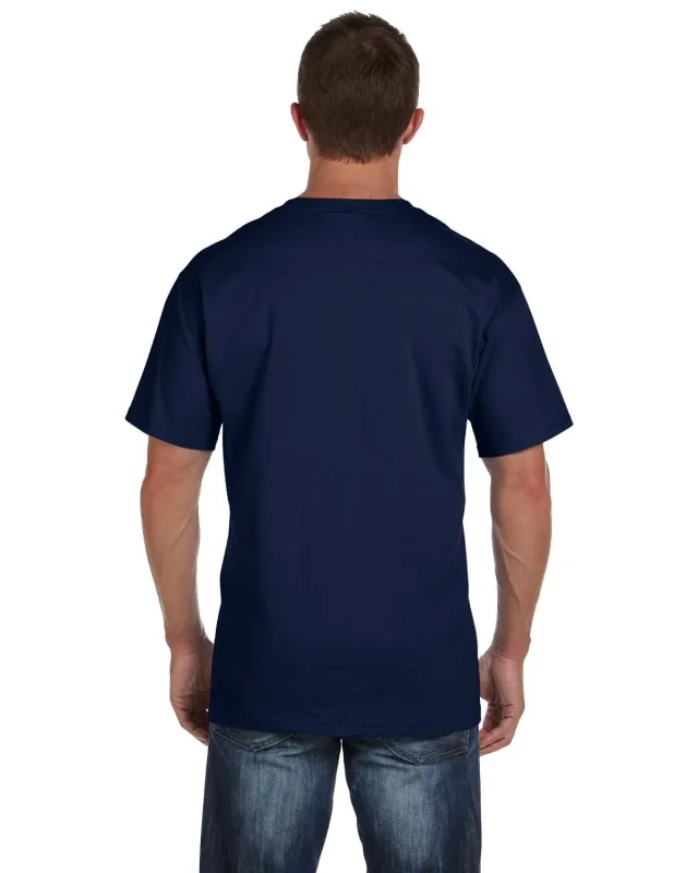 Fruit of the Loom Adult HD Cotton Pocket T-Shirt — view 4