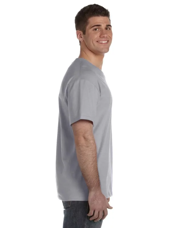 Fruit of the Loom Adult HD Cotton V-Neck T-Shirt — view 12