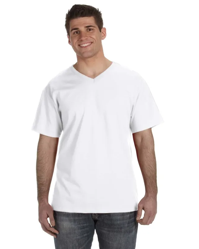 Fruit of the Loom Adult HD Cotton V-Neck T-Shirt — view 2