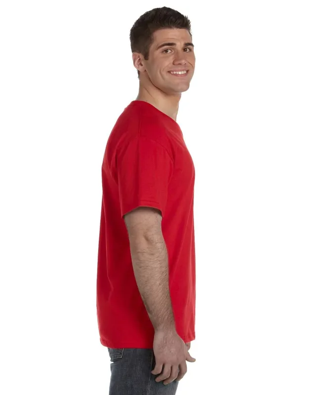 Fruit of the Loom Adult HD Cotton V-Neck T-Shirt — view 6