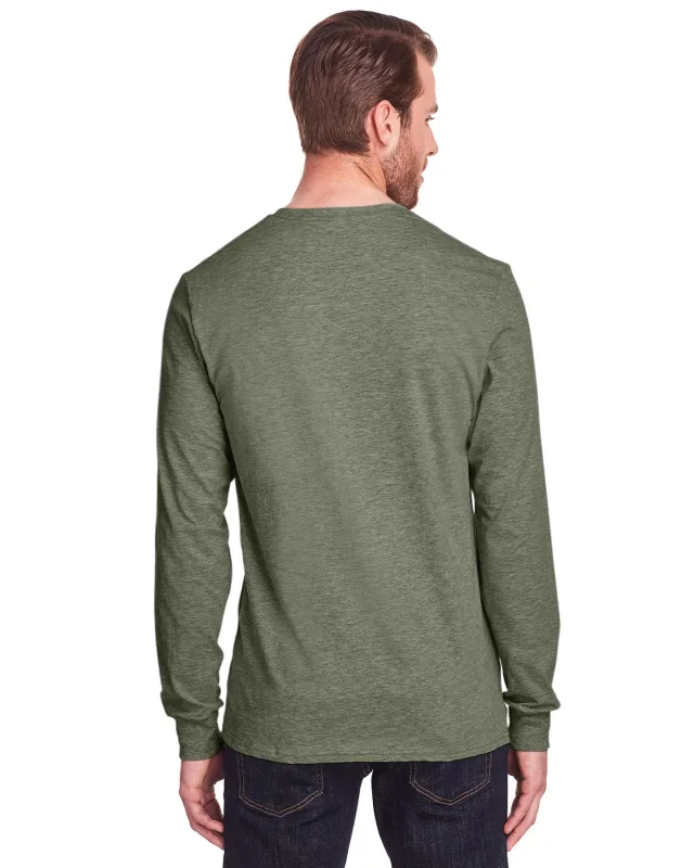 Fruit of the Loom Adult ICONIC Long Sleeve T-Shirt — view 25