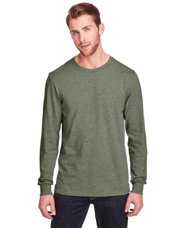 Fruit of the Loom Adult ICONIC Long Sleeve T-Shirt — view 26
