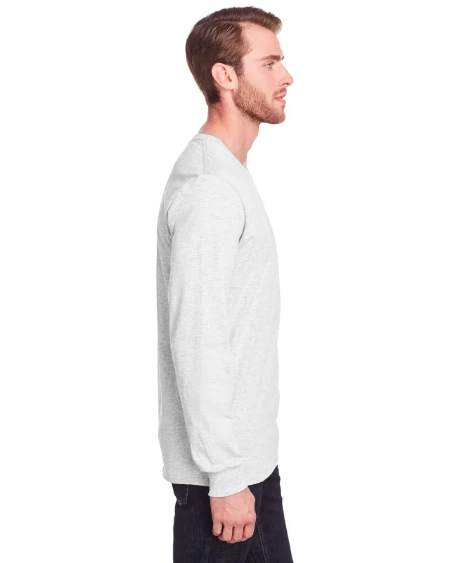 Fruit of the Loom Adult ICONIC Long Sleeve T-Shirt — view 3