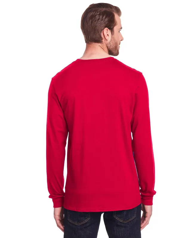 Fruit of the Loom Adult ICONIC Long Sleeve T-Shirt — view 4